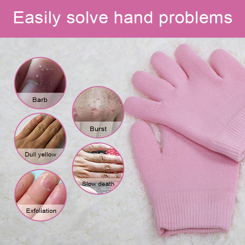 Whitening Skin Care Gel Spa Hand Mask Gloves Moisturizing Softening Repair Product Hand Mask - 2